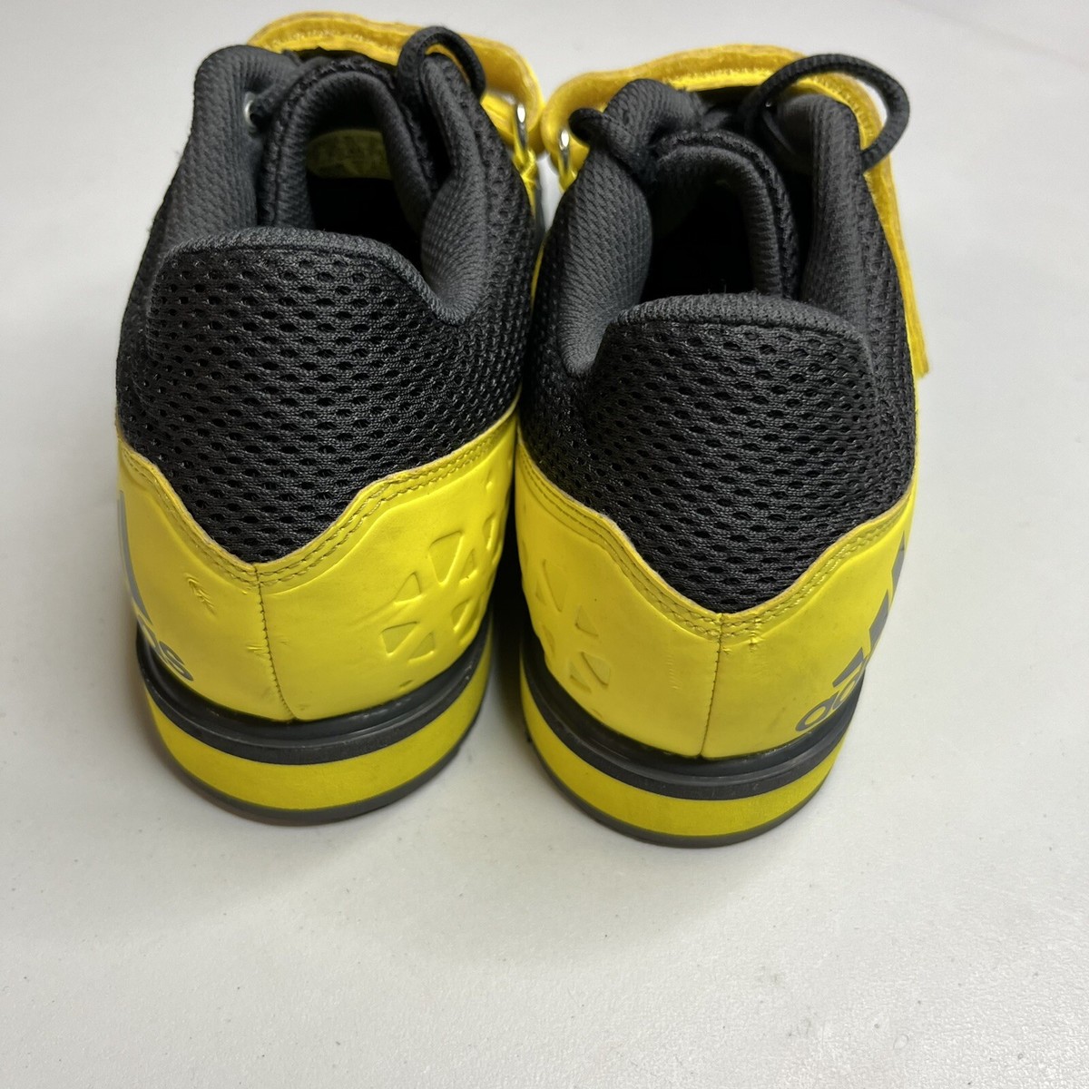 Adidas Powerlift 3 Gray Yellow Weight Lifting Gym Shoes BB2844 Men\'s Sz‎ 9.5 Adidas Powerlift 3 Review | Tested & Rated main image 4