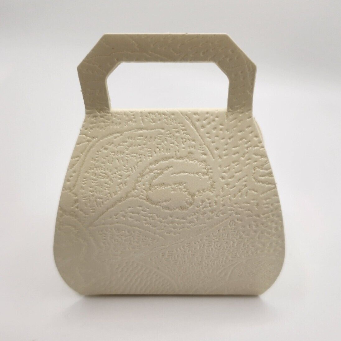 10 x Cream Rose Embossed Handbag Wedding / Party Favour Boxes eBay