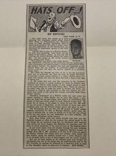 Rip Repulski St. Louis Cardinals Hats Off 1954 Sporting News Baseball 4X9 Panel