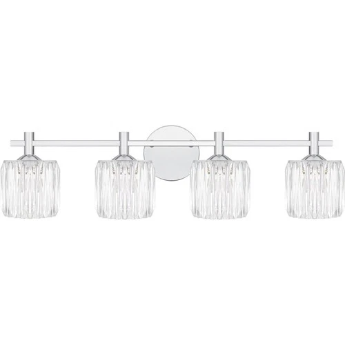 Polished Chrome LED Bathroom Vanity Light from the Spade Collection - Picture 2 of 5