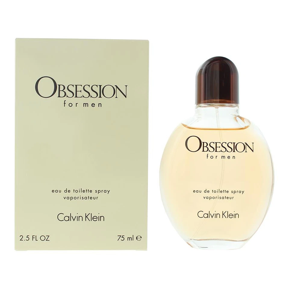 Calvin Klein Obsession For Men EDT 75ml With Free Fragrance Gift