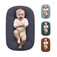 Baby Lounger for Newborn,Baby Play Mat Soft Cotton Breathable for Playtime  ...