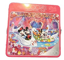 New Disney Mickey And Minnie Tunnel Of Love 1000 Pc Puzzle New Ceaco in Tin