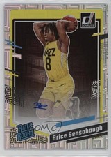 2023-24 Panini Donruss Rated Rookie Choice Signatures Brice Sensabaugh Auto 10h2