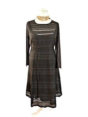  MARINA RINALDI  Jacquard Dress  PLUS size (MR 23) US W14-It52, De44, Fr48,GB18