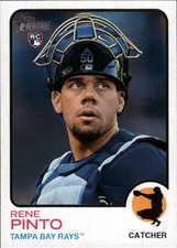 2022 Topps Heritage Rene Pinto #667 Tampa Bay Rays 34G
