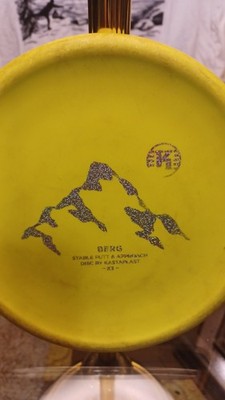 Vintage Yellow Kastaplast K3 Berg - Made In Sweden