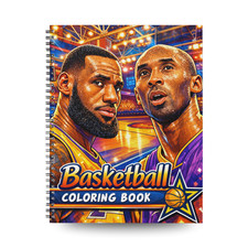 NBA All-Stars Coloring Book   50 Action-Packe...