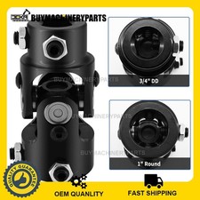 New 1 Round x 3/4 DD Steering Shaft Universal...