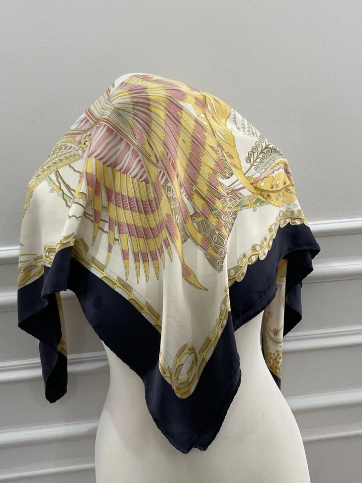 Bufanda de seda multicolor S7# Salvatore Ferragamo  Foto 3 de 4