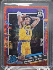 MAXWELL LEWIS 2023-24 DONRUSS OPTIC RATED ROOKIE RED INTERNATIONAL RC Q5384