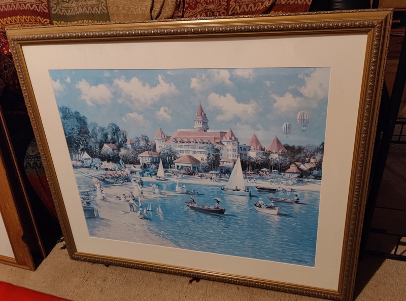 Grand Floridian Wall Art Matted And Framed