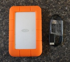 Lacie Rugged LRD0TU1 External 2.5" 1TB USB 3.0 Thunderbolt 2 Hard Drive #0373