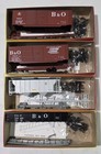 HO  Roundhouse  B&O: 2-40' Box  Car   29382 & 294209, 34' CVRD HOPPER & 40' Gon. — photo 3