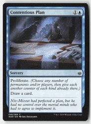 Contentious Plan 46/264 War of the Spark Common