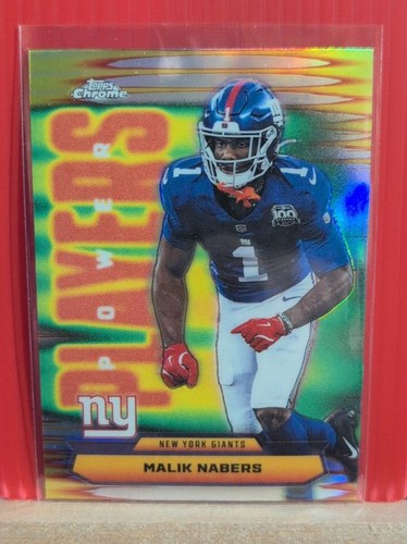 2025 Topps Chrome Malik Nabers Refractor (RAW)