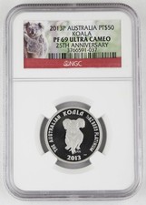 Australian Koala NGC Certified Platinum Bullion Coins for sale | eBay