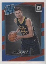 2017-18 Panini Donruss Optic Rated Rookie Red Prizm 21/99 TJ Leaf #183 fm0