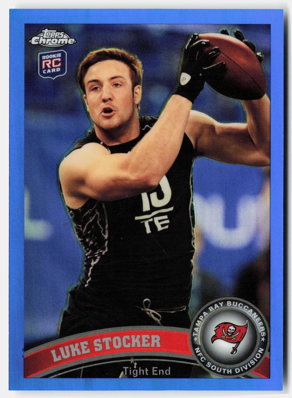 Luke Stocker Topps Chrome #47 Blue Refractor
