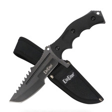 8.5 Inch Hunting Tactical Military Knife Full Tang Fixed Blade Black