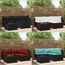 Garten-Lounge-Set mit Kissen Ecksofa Set Terrasse Gartenmöbel Patio Furniture