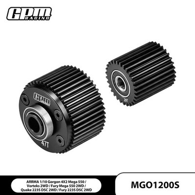 GPM Carbon Steel Diff Case &Idler Gear ARRMA 1/10 Gorgon Mega Vorteks Fury QUAKE