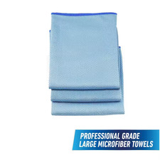18 In. Large Microfiber Cleaning Cloths 3-Count 