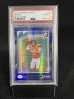 2024 Panini Donruss Optic Bo Nix #209 Blue Hyper Prizm PSA 10