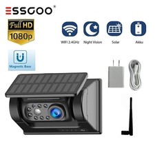 Solar Wireless Funk WIFI 2.4G 1080P Autokamera Rückfahrkamera für iPhone Android