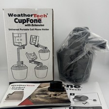 WeatherTech CupFone Universal Portable Cup Holder Cell Phone Holder New Open Box
