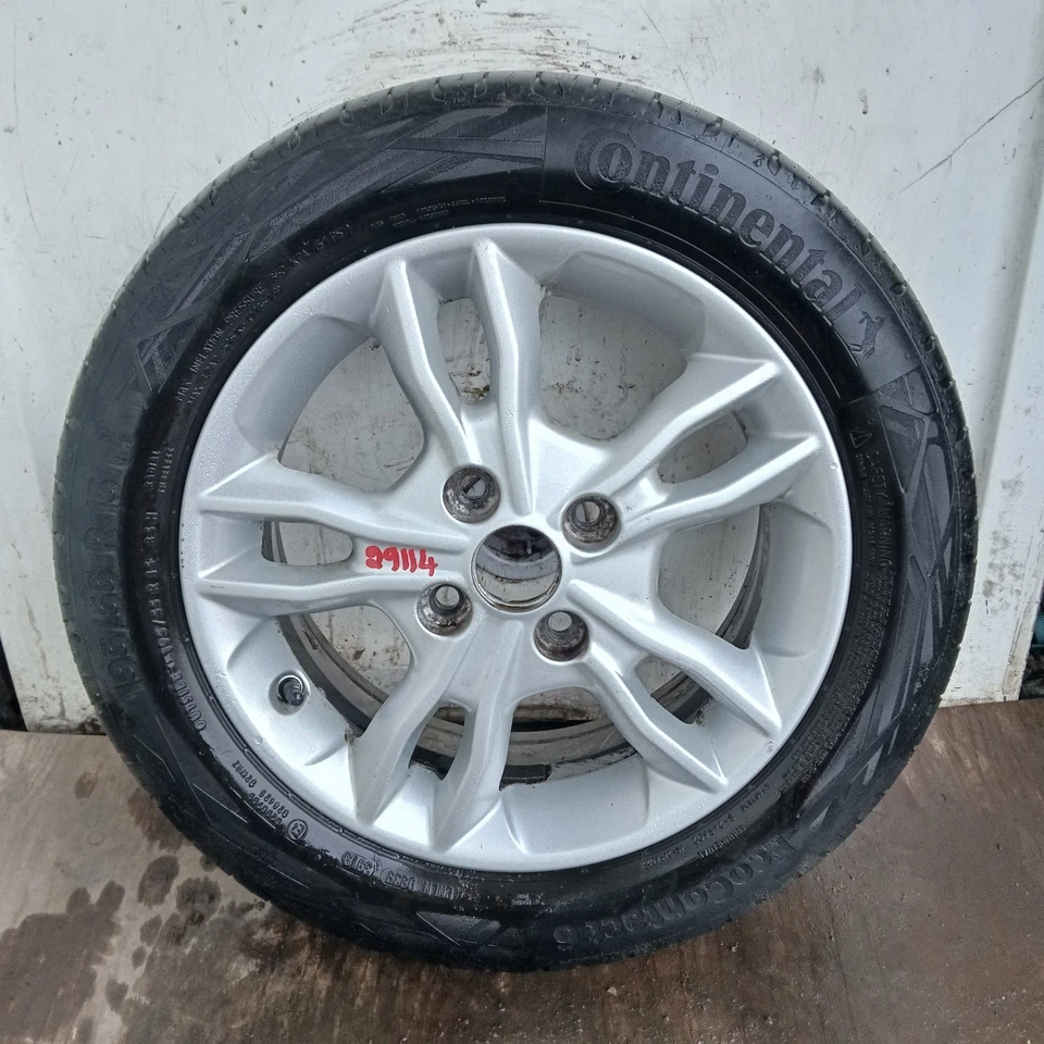 FORD FIESTA ALLOY WHEEL 15" COMPLETE WITH CONTINENTAL TYRE X1 SINGLE SPARE - Image 2 of 4