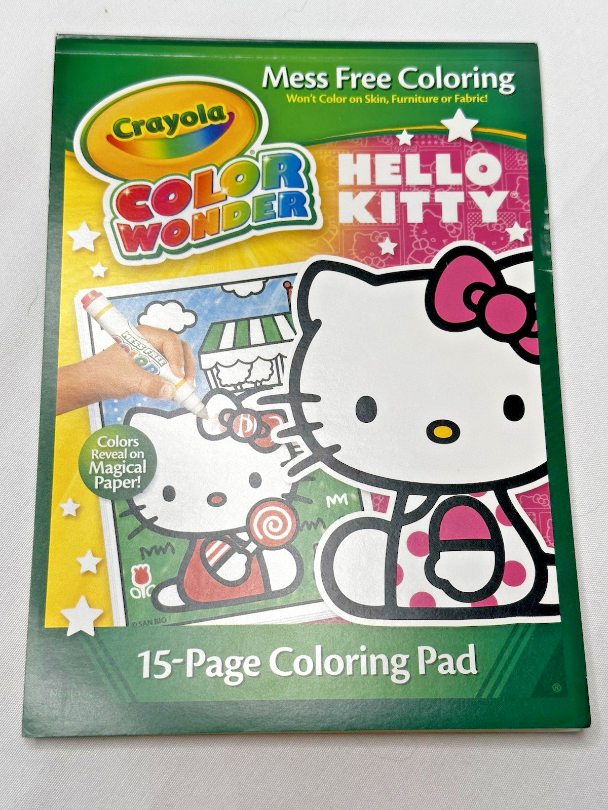 Hello Kitty Crayola Color Wonder Mess Free Coloring Book ~15