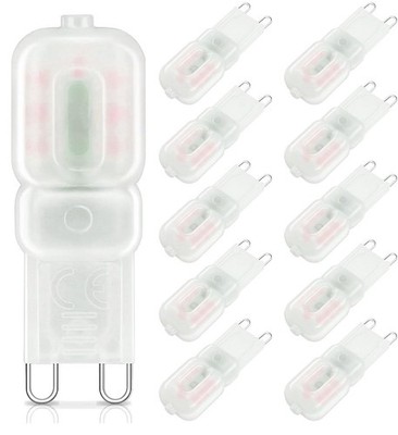 G9 LED Light Bulbs Dimmable 3W (25W Halogen lamp Replacement,Warm White 3000K...