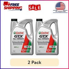 (2 pack) Castrol GTX Full Synthetic 0W-20 Motor Oil, 5 Quarts 35.63 per gallon