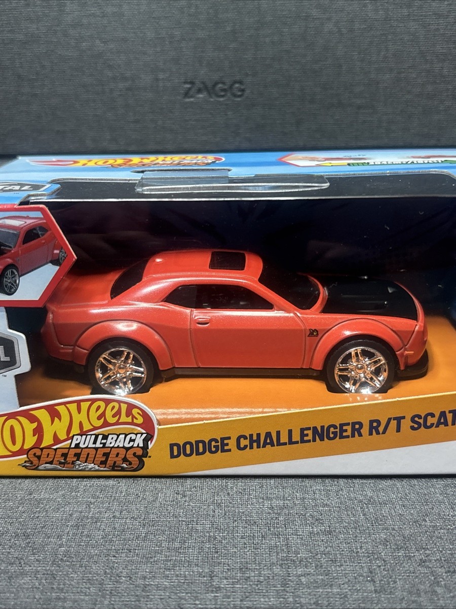 Hot Wheels Pull-Back Speeders Dodge Charger R/T Scat Pack 1:43 Die