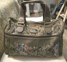 Vintage Jordache Floral Tapestry Carry On Travel Duffel Bag 90s Luggage CLEAN