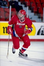 Kirill Safronov of Team Russia at the World Junior Hockey Champion- Old Photo 4