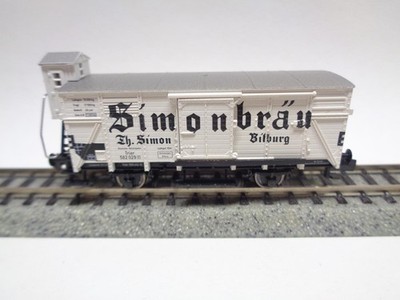 FLM PICCOLO Bierwagen K SIMONBRÄU mit Bremserhaus Deutsche Reichsbahn (15762)