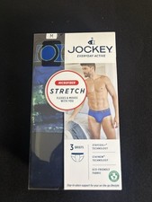 Jockey Microfiber Boxer Brief Underwear Size Medium 3 Pack New In Package