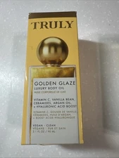 Truly Beauty Body Oils – Golden Glaze Hydrating & Glow -Vegan-New