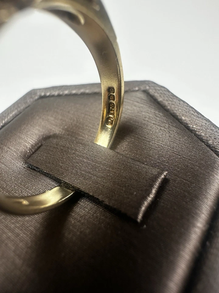 Ruby Diamond Ring 9ct Yellow Gold , Hallmarked And Antique - Image 4 of 4