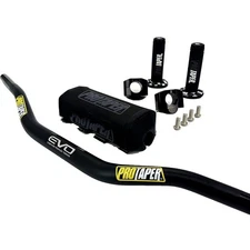 Original "Evo" PRO TAPER Handlebar Fat Bar DIRT BIKE ATV Quad 1-1/8" GRIPS Pads