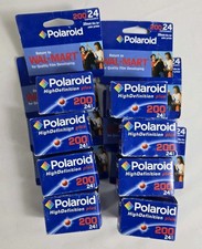 Lot of 8 Polaroid High Definition Plus 200 35mm Film 24 Exp Expired 09/2007 Agfa