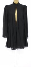 REFORMATION WOMENS TIE FRONT DRESS BLACK UK S RRP £178 EG