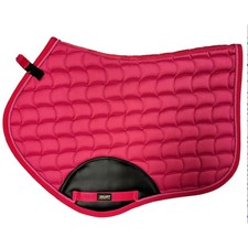 Gallop Quilted Close Contac Saddlecloth Fuschia/Pink c/w Ear Bonnet
