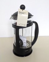 Black Plastic 8 Cup Coffee Cafetiere-Sainsburys Home-Brand New