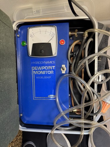 NEWPORT SCIENTIFIC HYGRODYNAMICS DEW POINT PORTABLE MONITOR MODEL 9342F