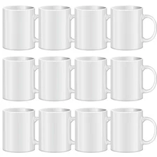 Sublimation Mugs Blank, Tazas Para Sublimacion, White Ceramic Sublimation Cup...