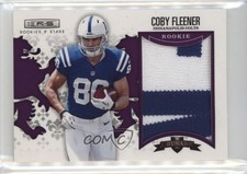 2012 Rookies & Stars Rookie Crusade Purple Materials Prime 5/10 Coby Fleener 4f5