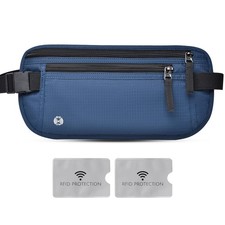 Travel Money Belt Hidden Passport Holder for Men/Women RFID Blocking Slim Anti